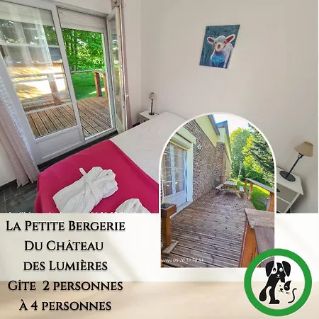 Château des Lumières Gîte et gîte insolite Saint-Blimont Extérieur photo